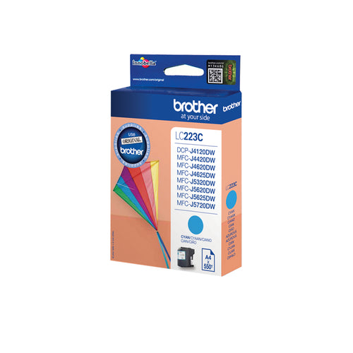 Brother LC-223C ink cartridge 1 pc(s) Original Cyan Brother LC-223C ink cartridge 1 pc(s) Original Cyan
